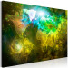 Canvas Print Blurry Map - Continents in Yellow, Green and Blue 135162 additionalThumb 2