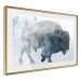Wall Poster Lonely Horizontal Expedition - walking animal against a winter landscape background 137162 additionalThumb 24