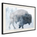 Wall Poster Lonely Horizontal Expedition - walking animal against a winter landscape background 137162 additionalThumb 25