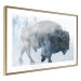 Wall Poster Lonely Horizontal Expedition - walking animal against a winter landscape background 137162 additionalThumb 20