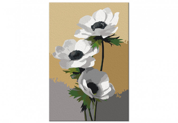 Paint by Number Kit White Anemone 138662 additionalImage 4