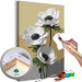 Paint by Number Kit White Anemone 138662