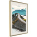 Poster Road through Lakes - landscape of a road and bridge against tall mountains 138762 additionalThumb 12