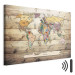 Canvas Print World Map: Colourful Continents 141262 additionalThumb 8