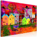 Canvas Print Children's Cottages (1-piece) Wide - view of a colorful city 143162 additionalThumb 2