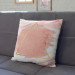 Decorative Microfiber Pillow Pearl planet - an abstract composition on a background of pink streaks cushions 147662 additionalThumb 4
