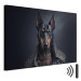 Canvas Print AI Doberman Dog - Rock Style Animal Fantasy Portrait - Horizontal 150162 additionalThumb 7