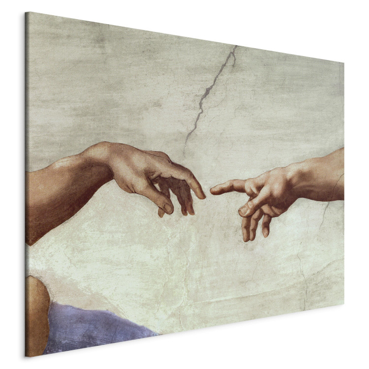 Art Reproduction Sistine Chapel (Creation of Adam, Fragment: The Hands of God and Adam) 150462 additionalImage 2
