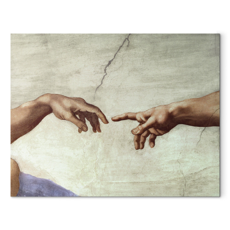 Art Reproduction Sistine Chapel (Creation of Adam, Fragment: The Hands of God and Adam) 150462