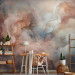 Wall Mural Pastel Smoke - Fluffy Cloud in Shades of Pink and Blue 150662 additionalThumb 4