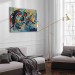 Canvas Art Print Color Detonation - Abstraction Inspired by Kandinsky’s Style 151062 additionalThumb 11