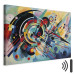 Canvas Art Print Color Detonation - Abstraction Inspired by Kandinsky’s Style 151062 additionalThumb 8