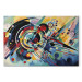 Canvas Art Print Color Detonation - Abstraction Inspired by Kandinsky’s Style 151062 additionalThumb 7