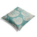 Decorative Velor Pillow Snails Shells - Organic Composition on a Blue Background 151362 additionalThumb 4