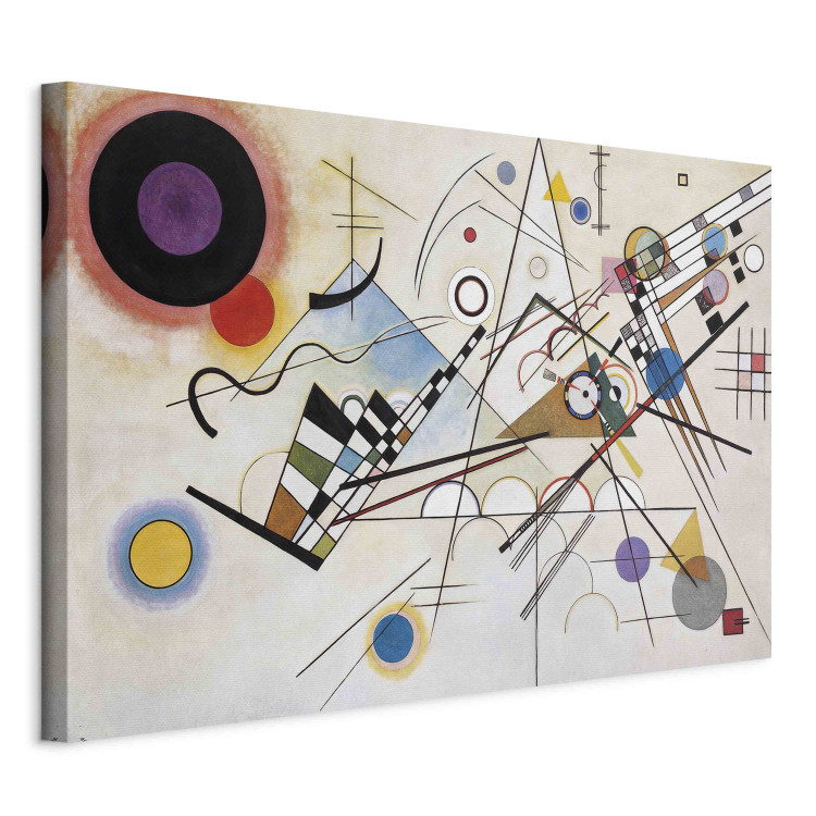Large canvas print Composition VIII - An Abstract Color Composition by Kandinsky [Large Format] 151662 additionalImage 2