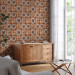 Wallpaper Terracotta Tiles - Composition With Ornamental Patterns 159462