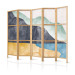 Room Divider Screen Minimalist Beach - Subtle View of the Sea and Rocks II [Room Dividers] 159562 additionalThumb 5