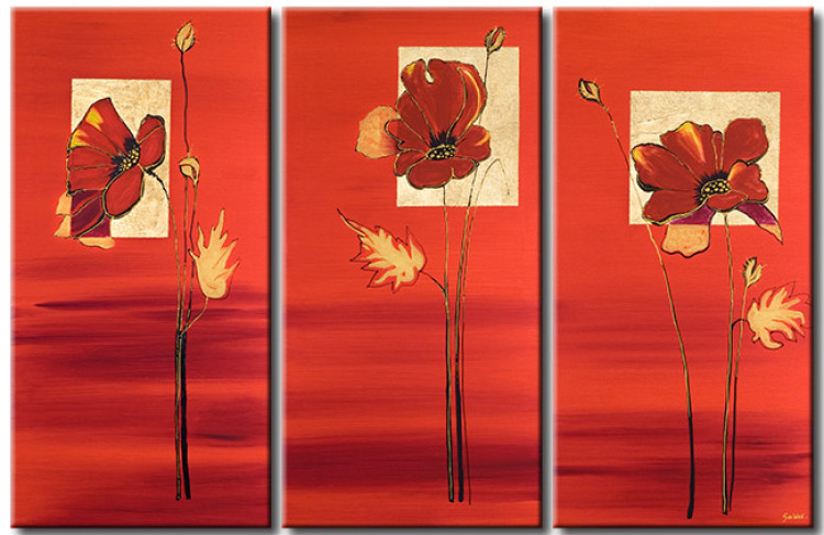 Canvas Print Flaming poppy 47162