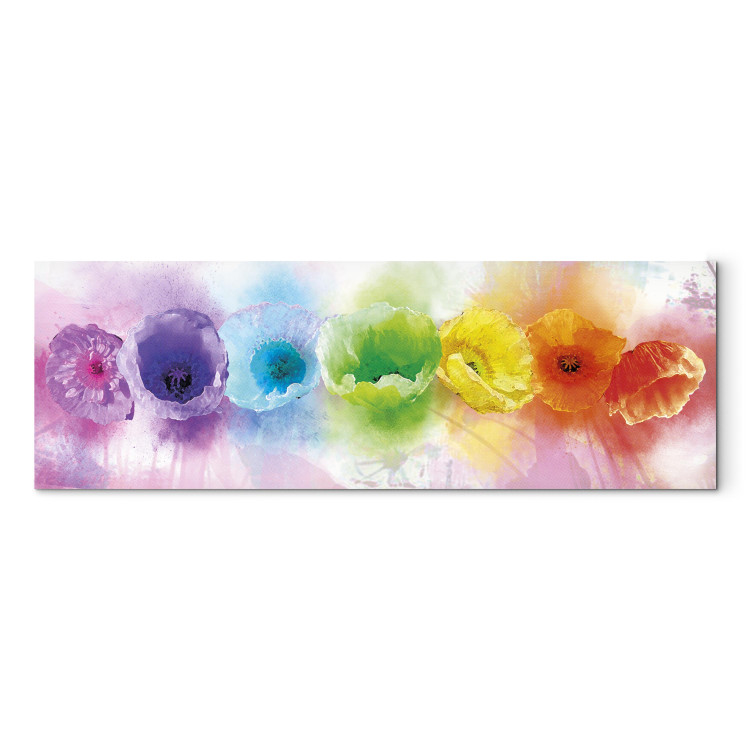 Canvas Art Print Rainbow-hued poppies 56162 additionalImage 7