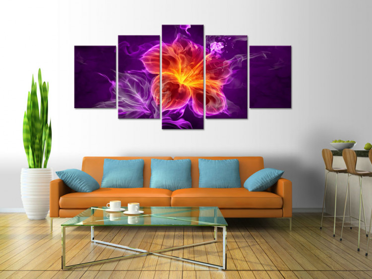 Canvas Art Print Esoteric flower 56262 additionalImage 3