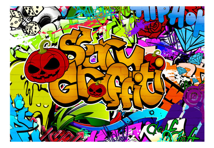 Wall Mural Scary graffiti 60762 additionalImage 1