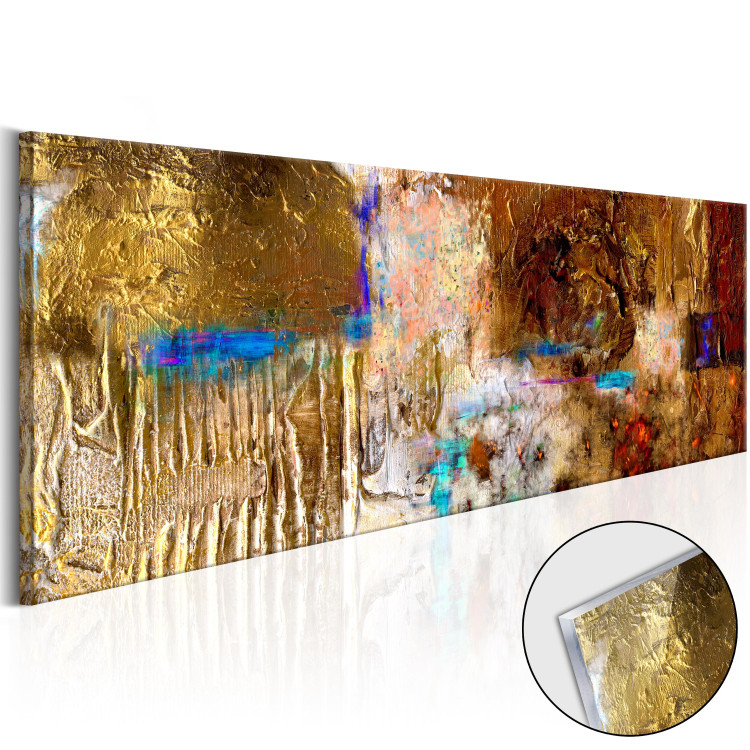 Acrylic print Golden Structure [Glass] 92662