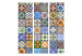 Room Divider Colorful Mosaic - texture in the motif of colorful patterns in figures 95562 additionalThumb 7
