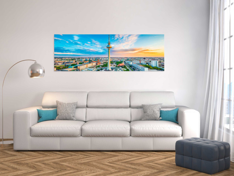 Canvas Art Print Berliner Fernsehturm, Germany - City Architecture Panorama of Berlin 97562 additionalImage 3