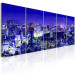 Canvas Art Print City of Lights (5-piece) - Tokyo's High-Rise Buildings Under Night Cover 98562 additionalThumb 2