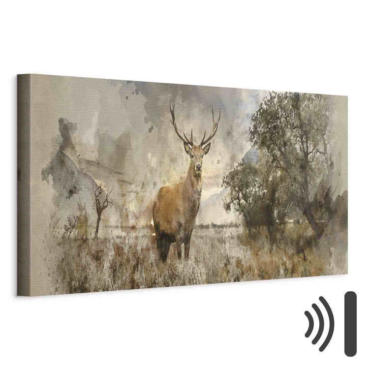Canvas Print Watercolour Deer 105772 additionalImage 8