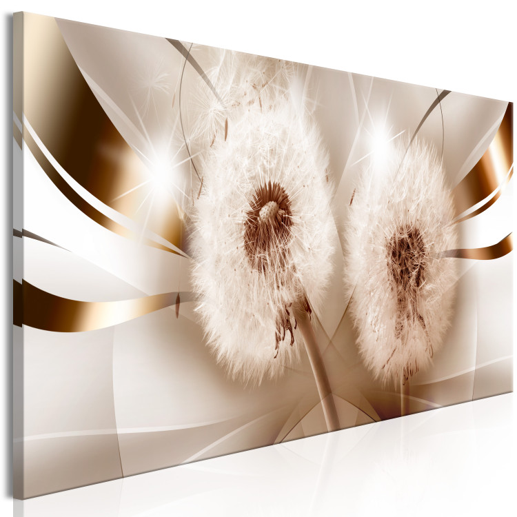 Canvas Two Dandelions (1 Part) Narrow 113772 additionalImage 2