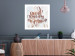 Wall Poster Good morning my sunshine (Square) - Rusty text on a marble background 114372 additionalThumb 2