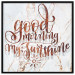 Wall Poster Good morning my sunshine (Square) - Rusty text on a marble background 114372 additionalThumb 27