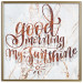 Wall Poster Good morning my sunshine (Square) - Rusty text on a marble background 114372 additionalThumb 19