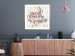 Wall Poster Good morning my sunshine (Square) - Rusty text on a marble background 114372 additionalThumb 5