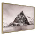 Wall Poster Lofoten - landscape of a high mountain on a solitary island in the middle of winter 115172 additionalThumb 12