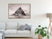 Wall Poster Lofoten - landscape of a high mountain on a solitary island in the middle of winter 115172 additionalThumb 5