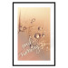 Poster Good morning - water drops on dandelions and warm-colored background 116372 additionalThumb 17