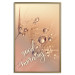 Poster Good morning - water drops on dandelions and warm-colored background 116372 additionalThumb 16