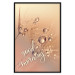 Poster Good morning - water drops on dandelions and warm-colored background 116372 additionalThumb 18
