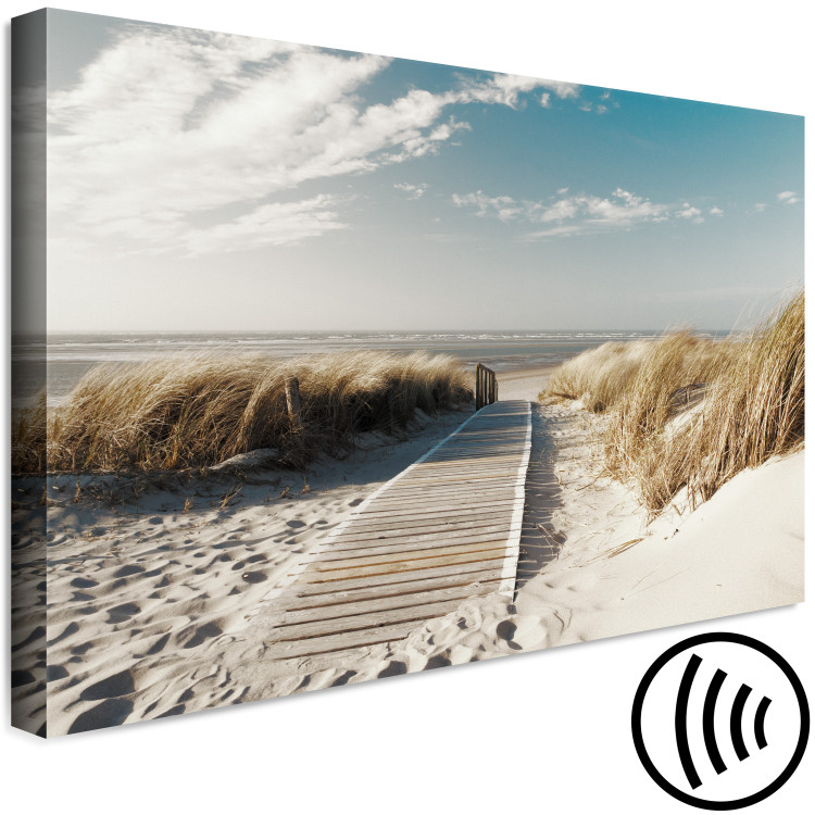 Canvas Art Print Path to the Beach (1-part) - Summer Sky Over Sandy Shore 117272 additionalImage 6