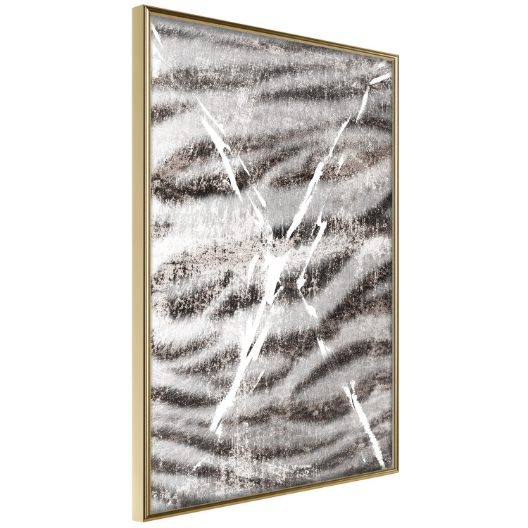 Wall Poster Tiger Stripes - unique black and white composition with an animal motif 117572 additionalImage 12