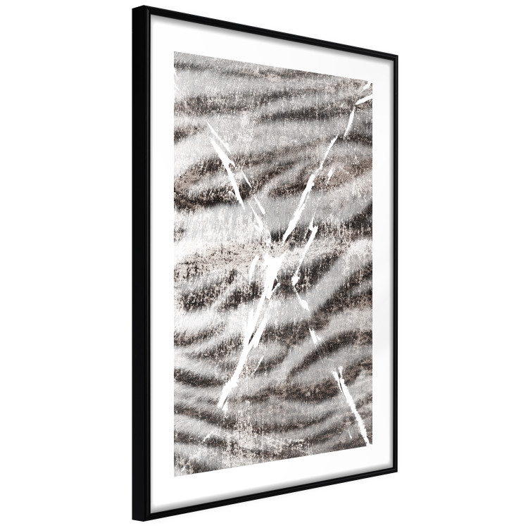 Wall Poster Tiger Stripes - unique black and white composition with an animal motif 117572 additionalImage 11