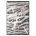 Wall Poster Tiger Stripes - unique black and white composition with an animal motif 117572 additionalThumb 18