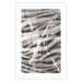 Wall Poster Tiger Stripes - unique black and white composition with an animal motif 117572 additionalThumb 19