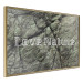 Poster Love Nature - composition with white text on a background of light green stone 117772 additionalThumb 14