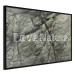 Poster Love Nature - composition with white text on a background of light green stone 117772 additionalThumb 12