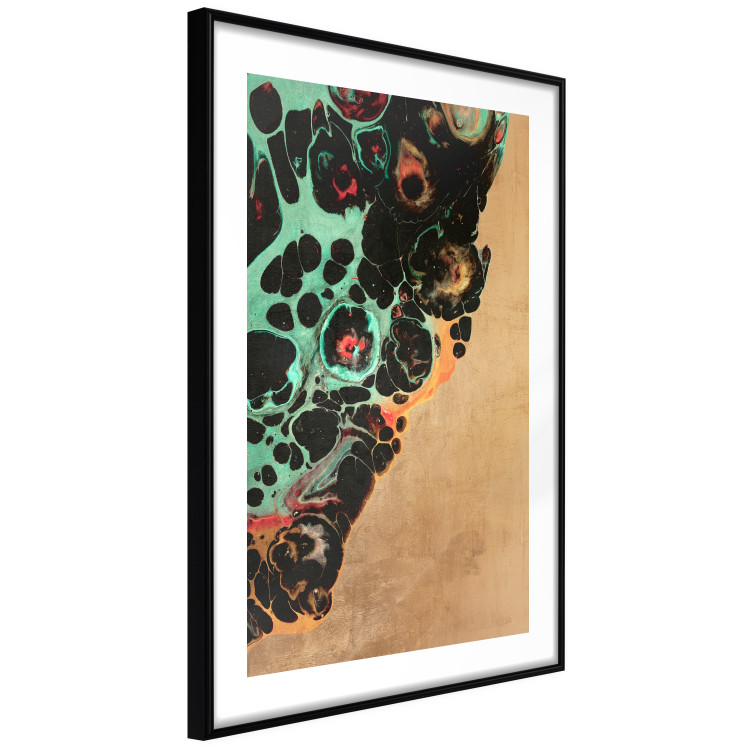 Wall Poster Mineral Structure - colorful unconventional abstraction on a brown background 118172 additionalImage 13
