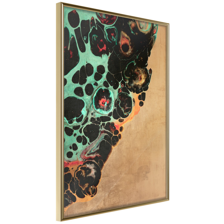 Wall Poster Mineral Structure - colorful unconventional abstraction on a brown background 118172 additionalImage 14