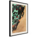 Wall Poster Mineral Structure - colorful unconventional abstraction on a brown background 118172 additionalThumb 3